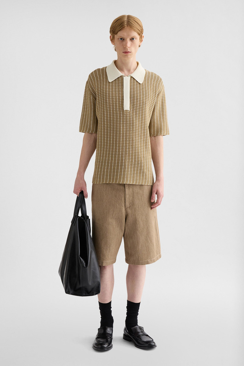 Jil Sander Cotton Knit Polo T-Shirt outlook