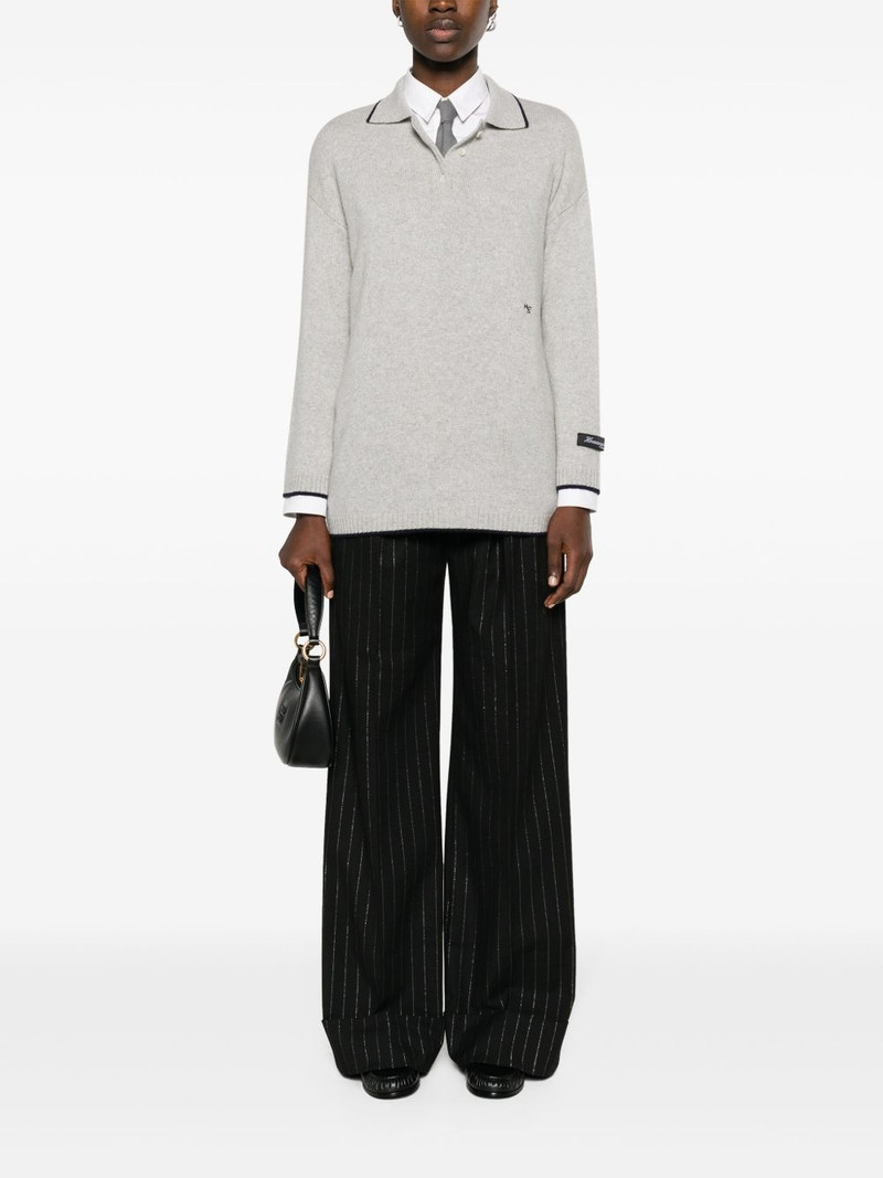 HommeGirls® logo-embroidered cashmere jumper outlook