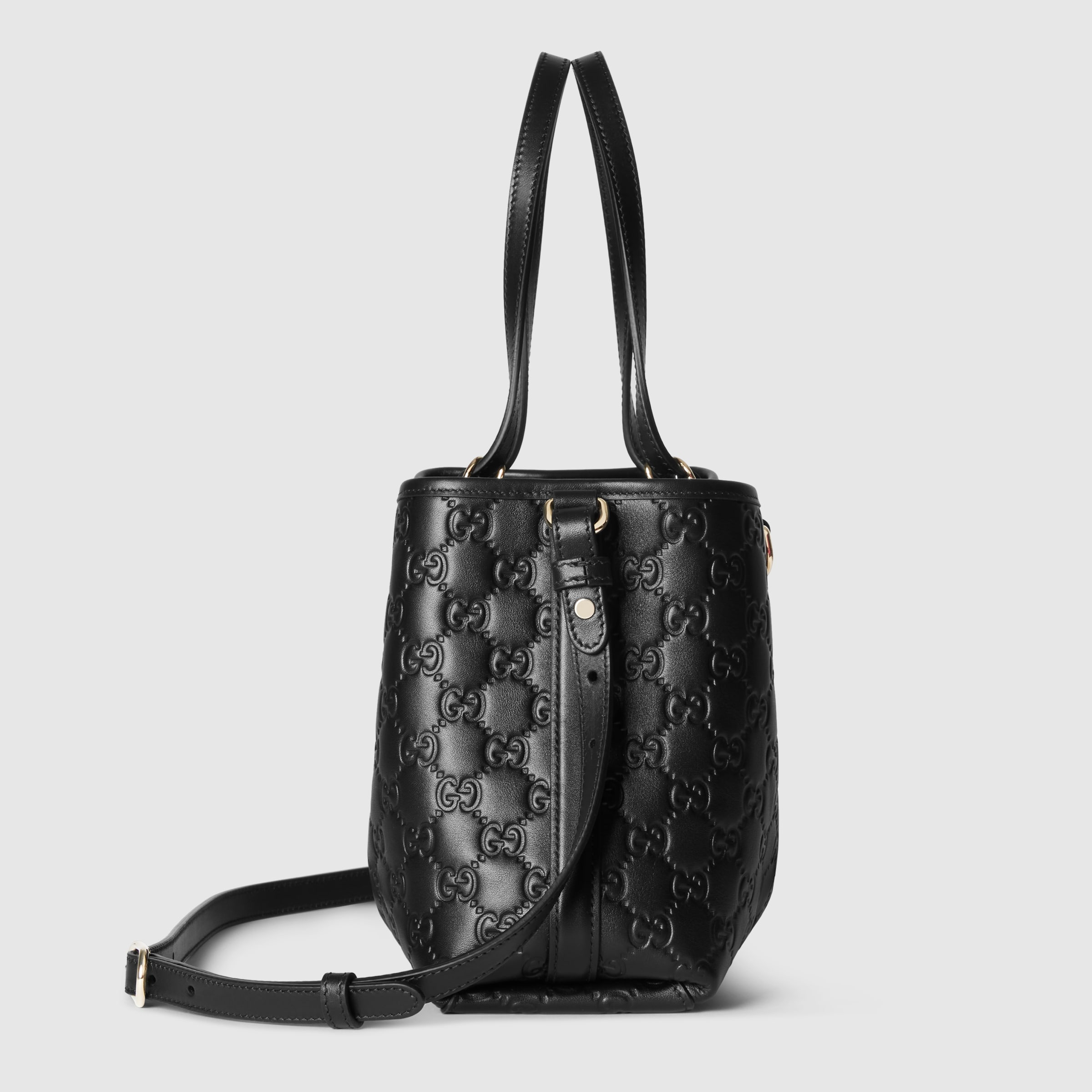 GG Emblem medium tote bag - 8