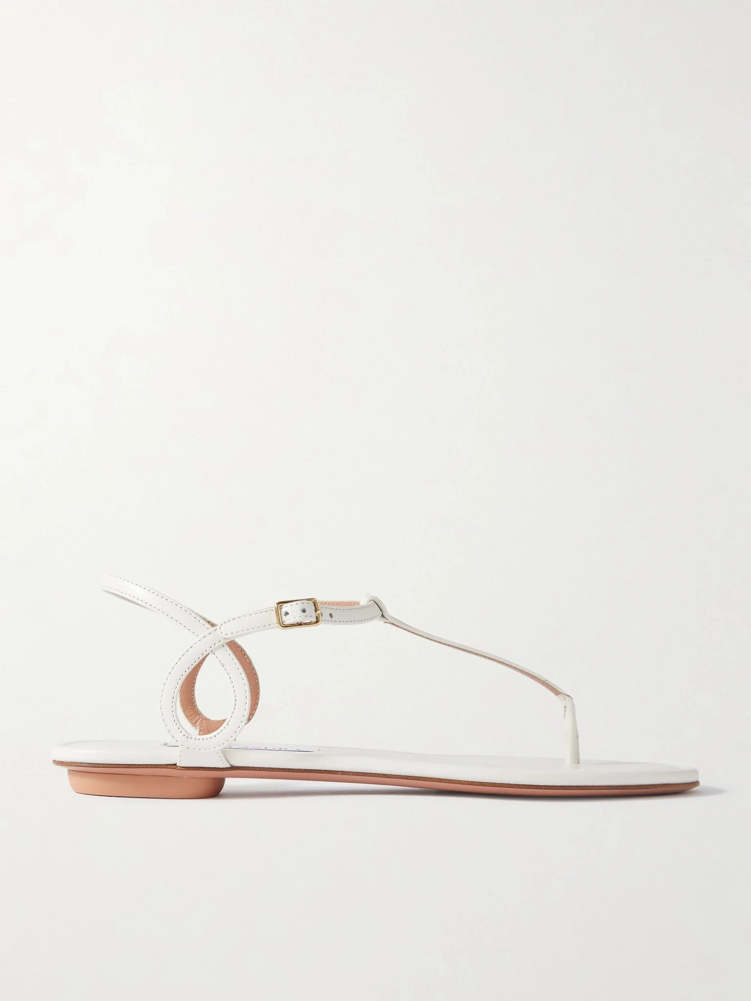 Almost Bare leather sandals White - 1
