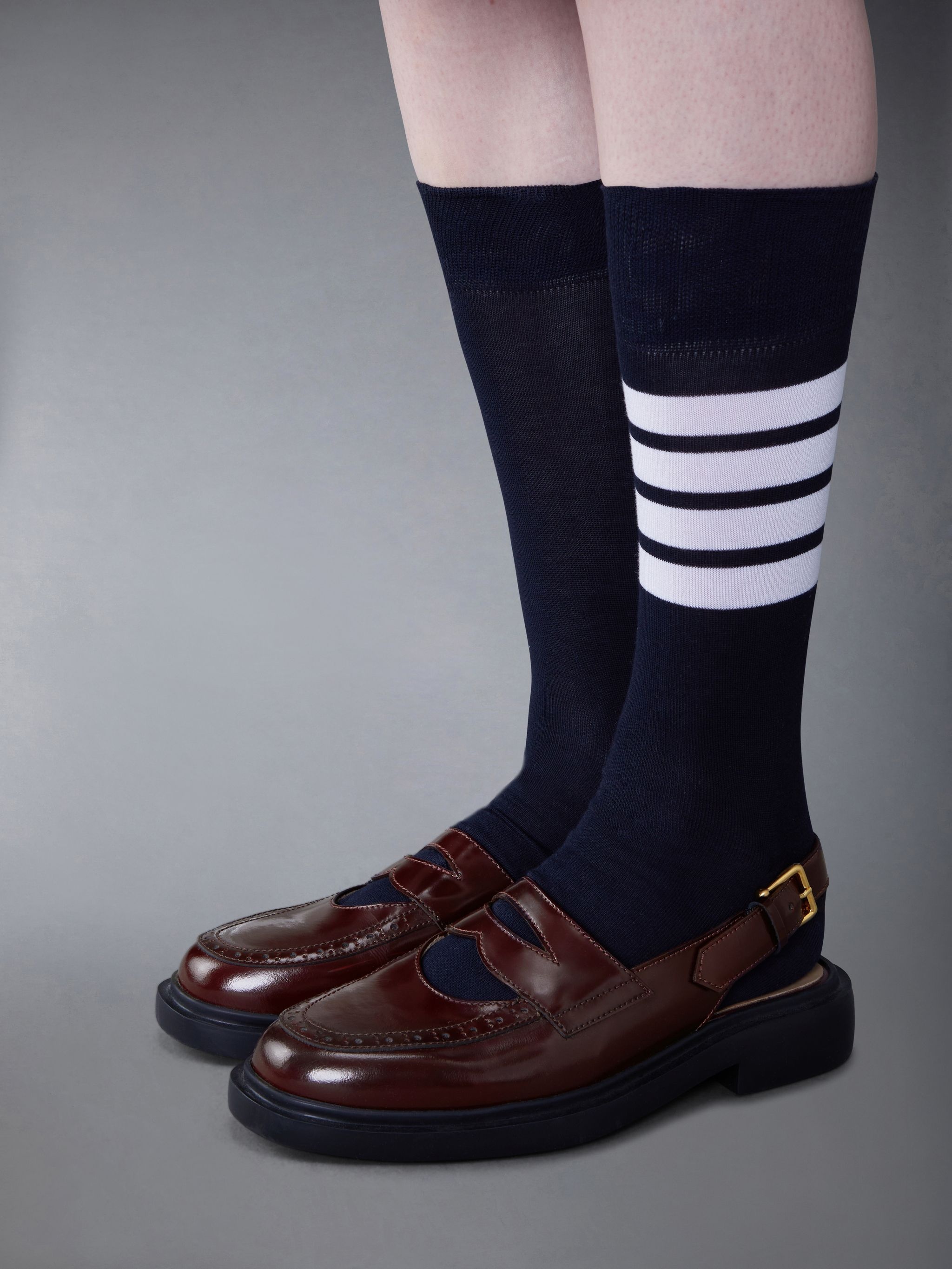 Spazzolato Slingback Penny Loafer - 4