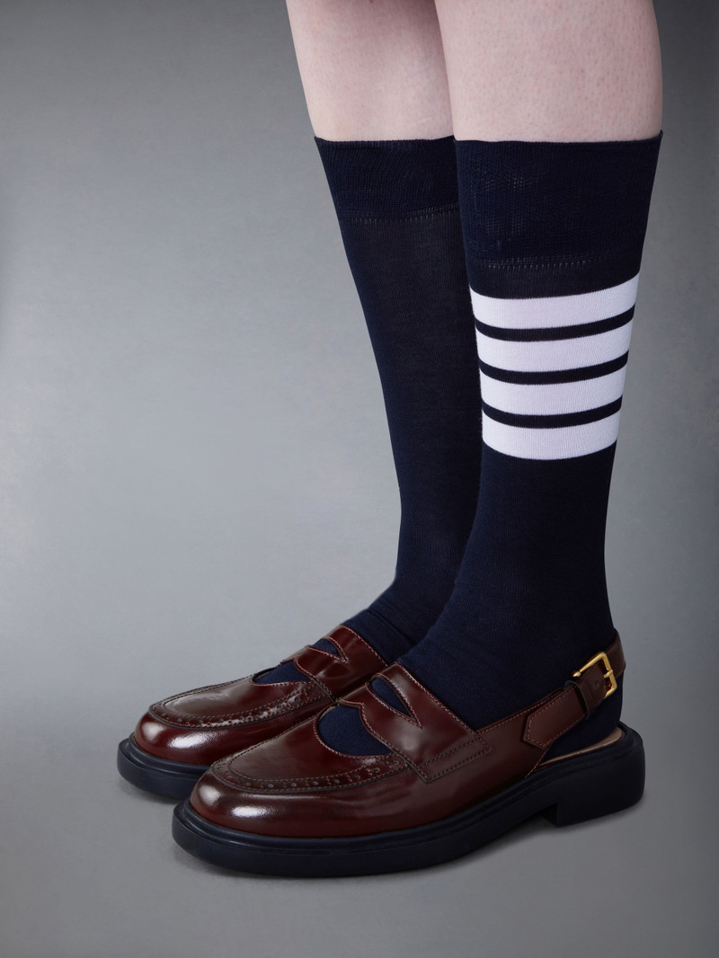 Spazzolato Slingback Penny Loafer 4