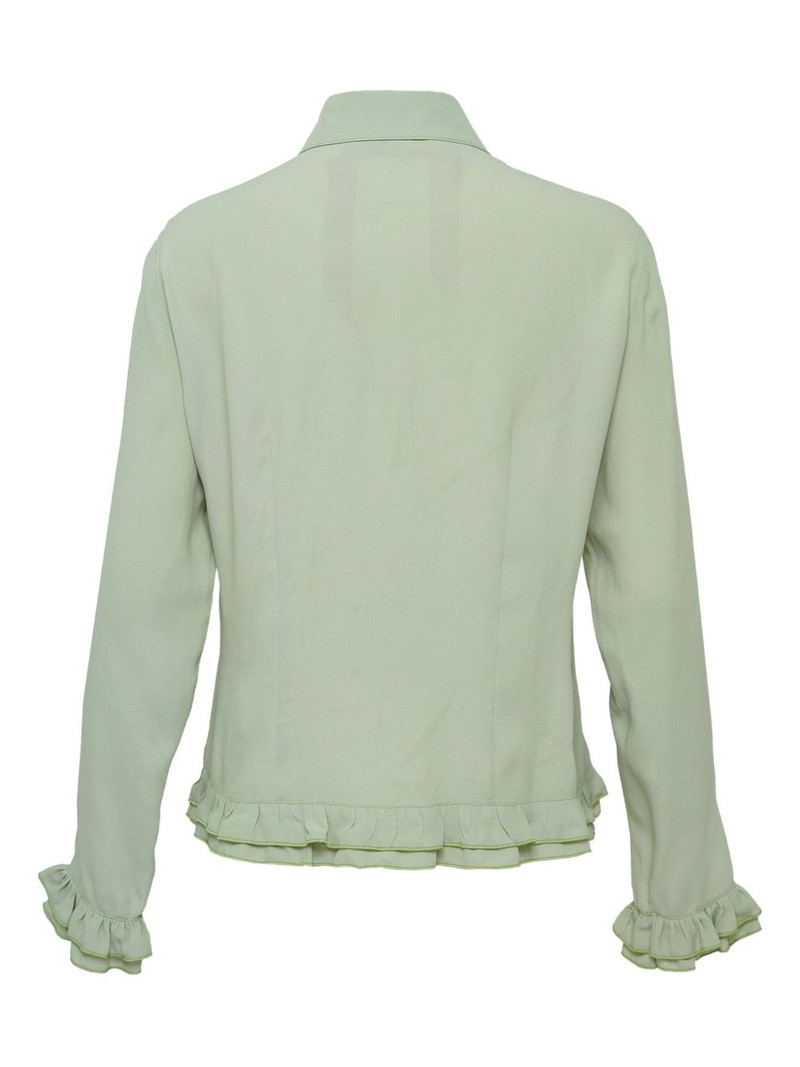 N°21 ruffled-trim shirt outlook