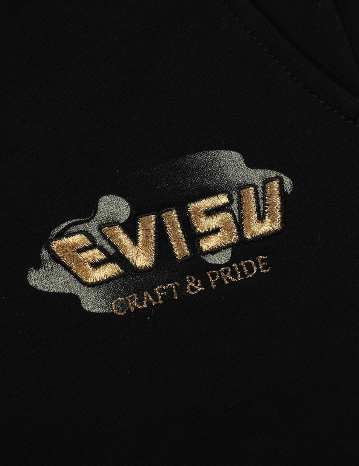 BROCADE SEAGULL APPLIQUÉ AND LOGO EMBROIDERY SWEATPANTS - 8