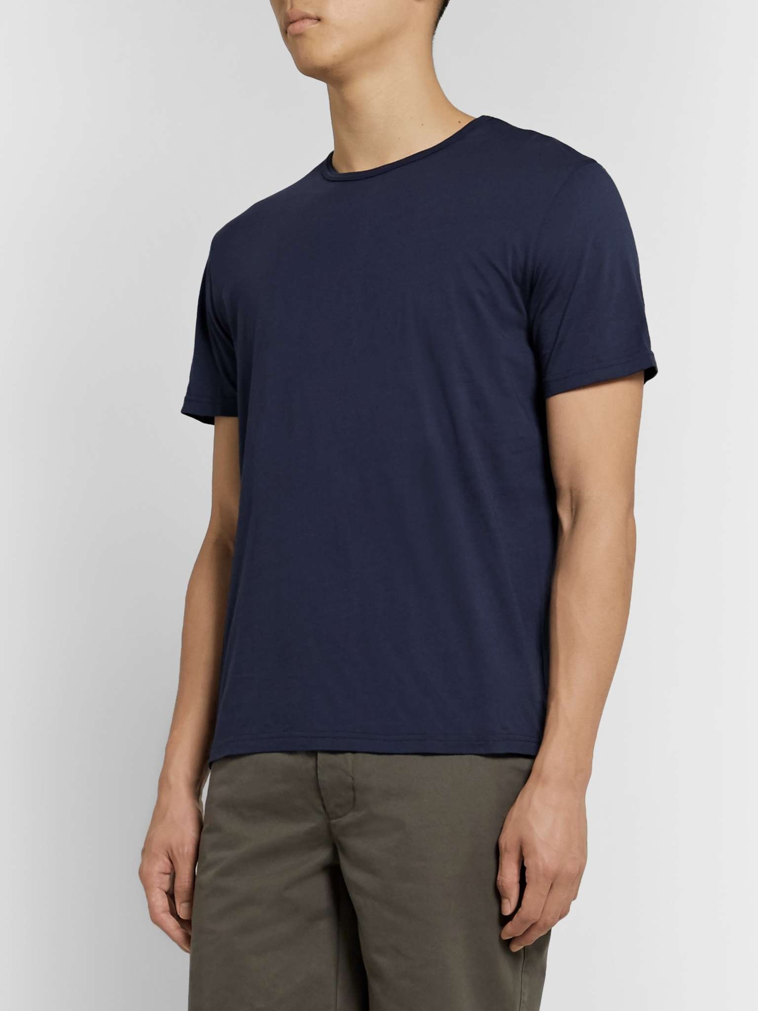 Riley 1 Pima Cotton-Jersey T-Shirt - 4