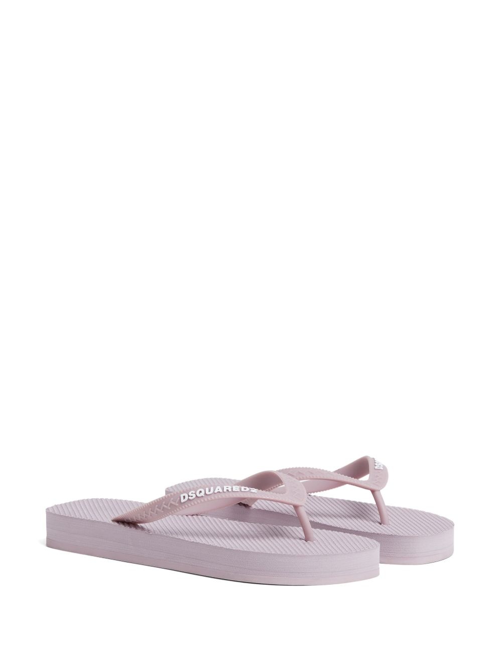logo-strap flip flops - 2