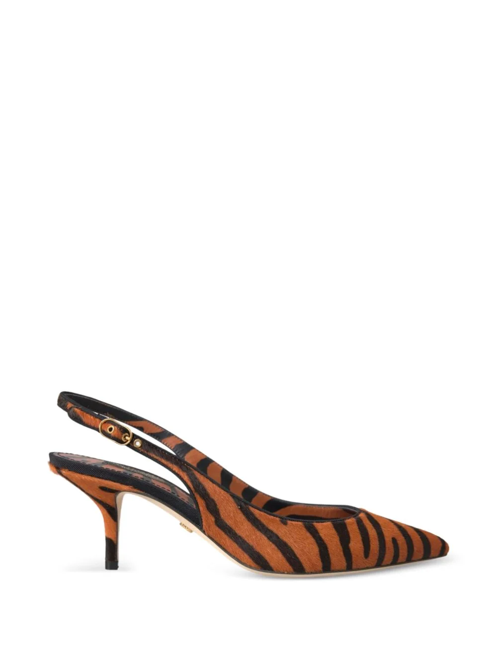 animal-print calf-hair pumps - 1