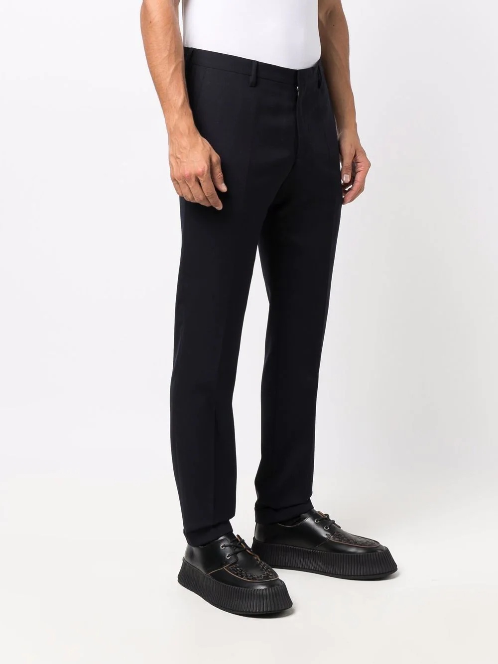 slim-fit tailored trousers - 3