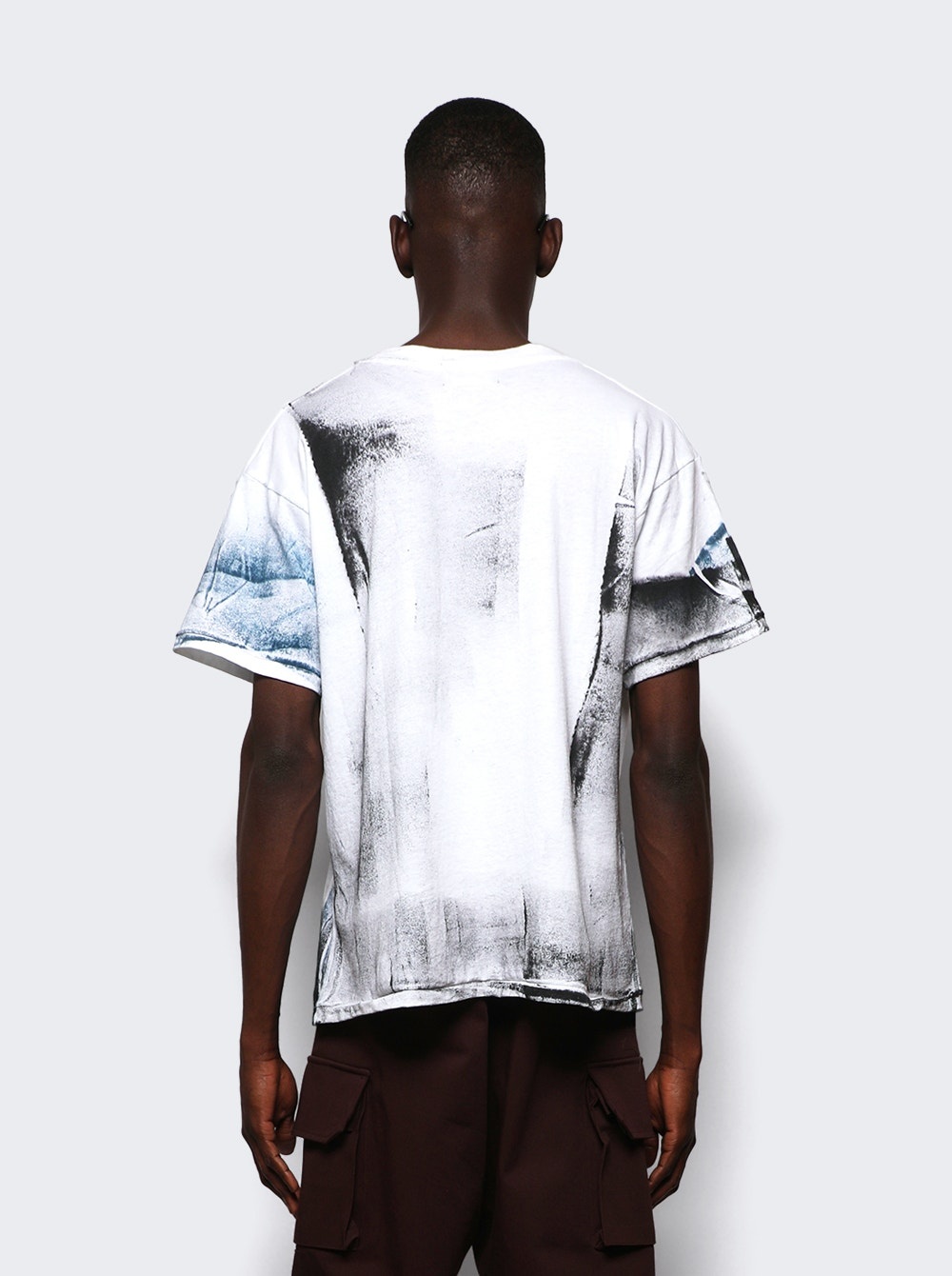 Boys Smoking T-shirt With Paint White - 5