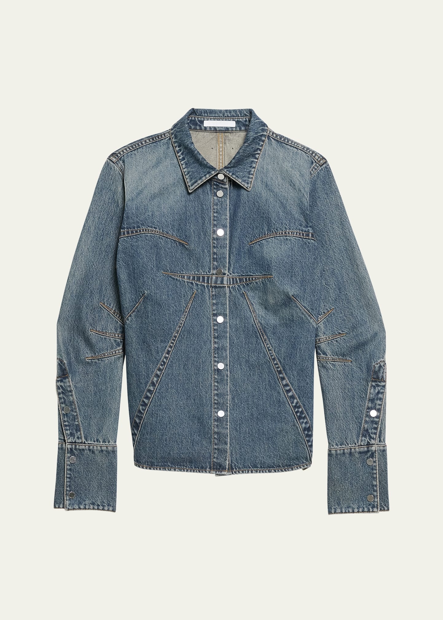 Apex Denim Shirt with Darts - 1