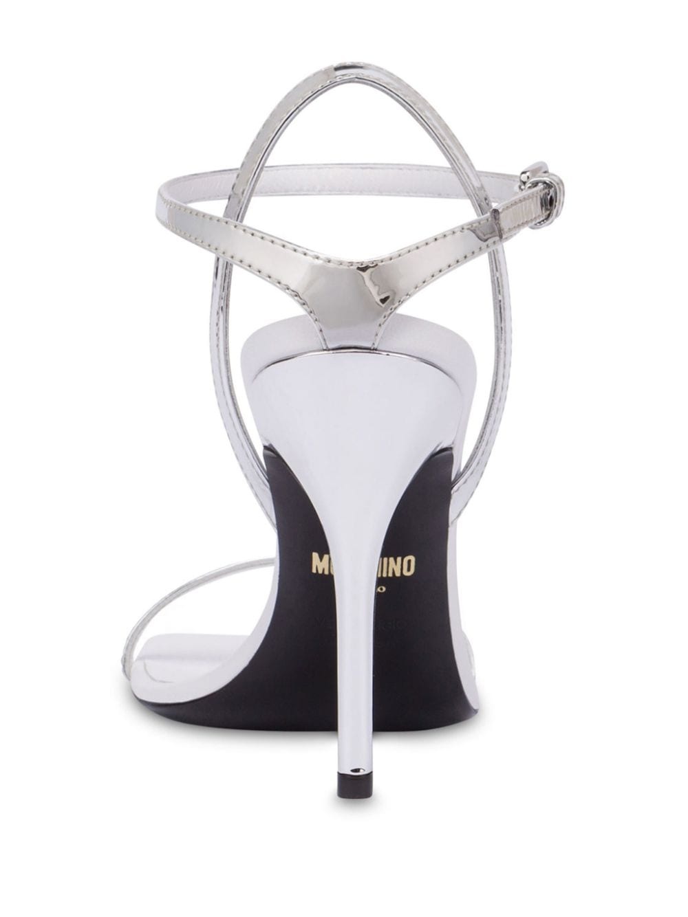metallic-finish sandals - 3