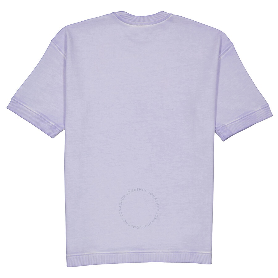 Emporio Armani Purple Graphic Print Jersey Fleece T-shirt - 2