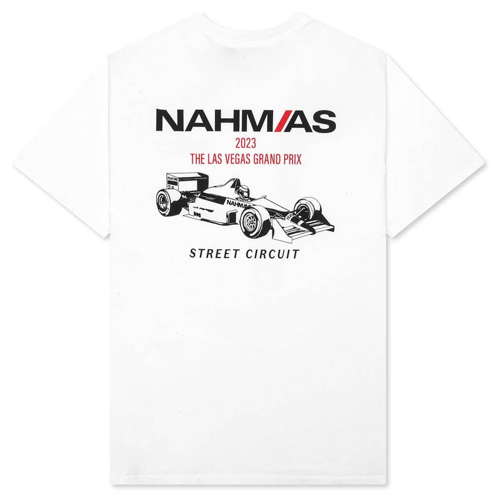 FEATURE X NAHMIAS F1 RACECAR TEE - WHITE - 2