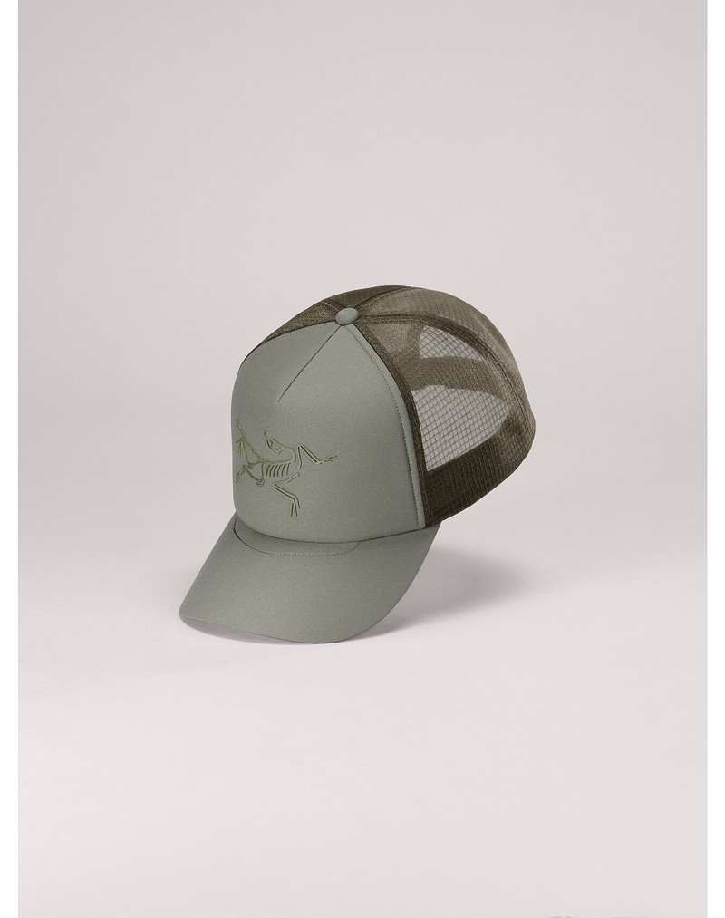 Bird Trucker Curved Brim Hat 1