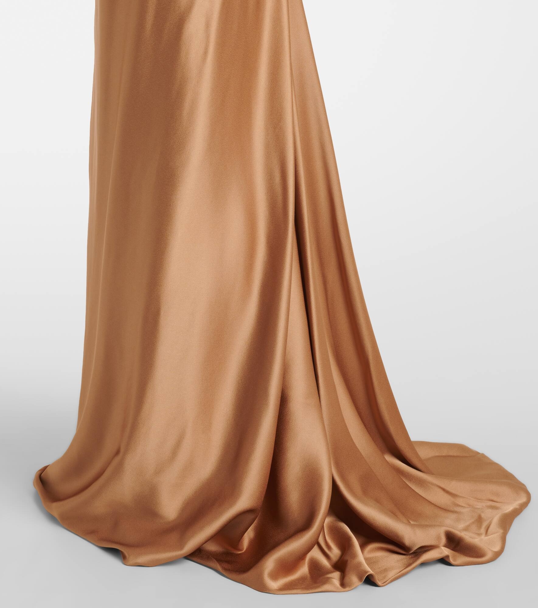 Galaxyno strapless satin corset gown - 5