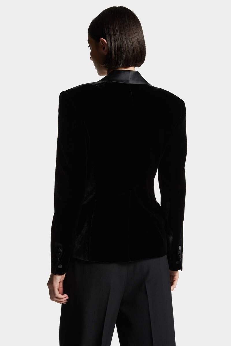 VELVET DEAN STATEMENT SHAWL JACKET - 4