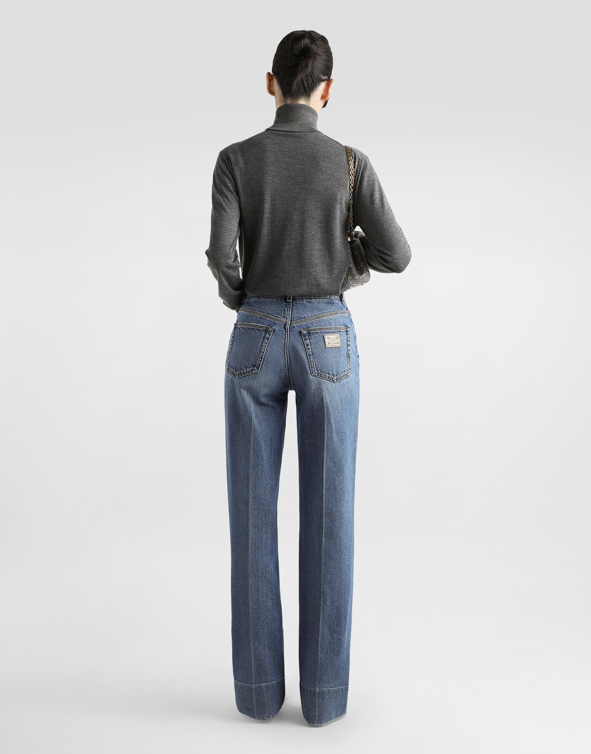 5-pocket denim trousers - 3