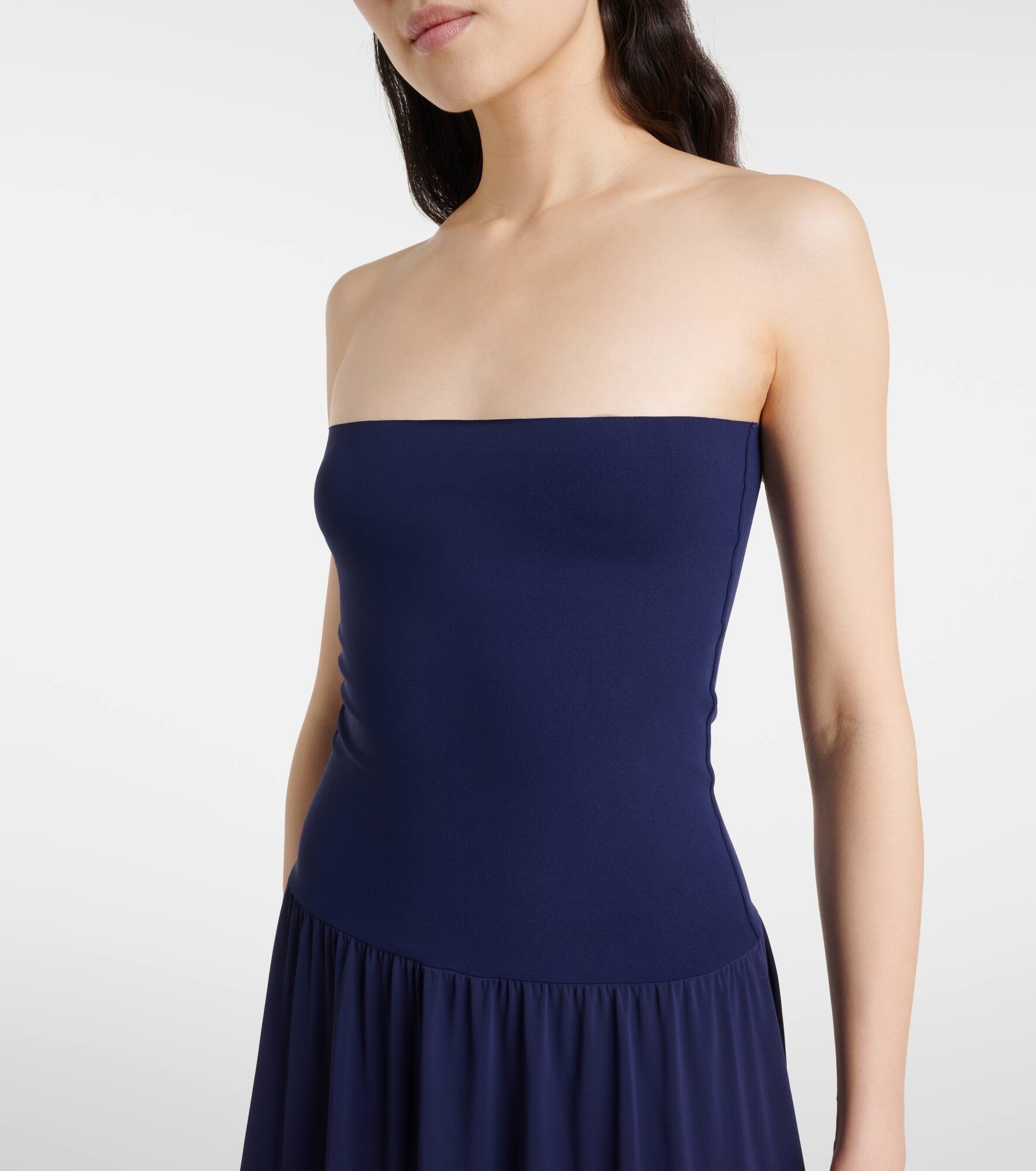 Oda jersey and crêpe jersey maxi dress - 4