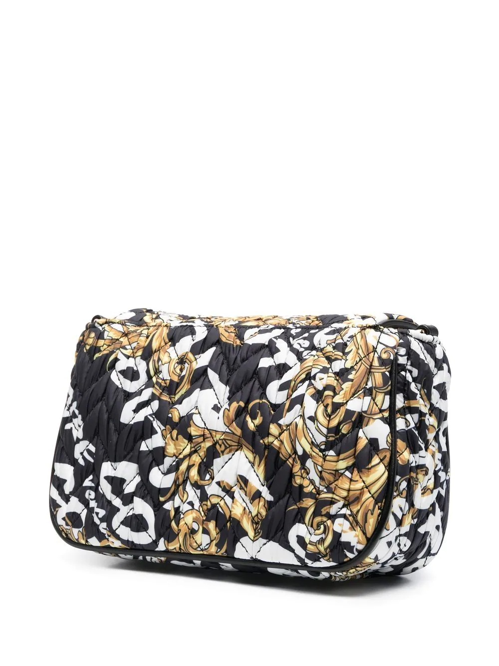 baroque-pattern print shoulder bag - 4