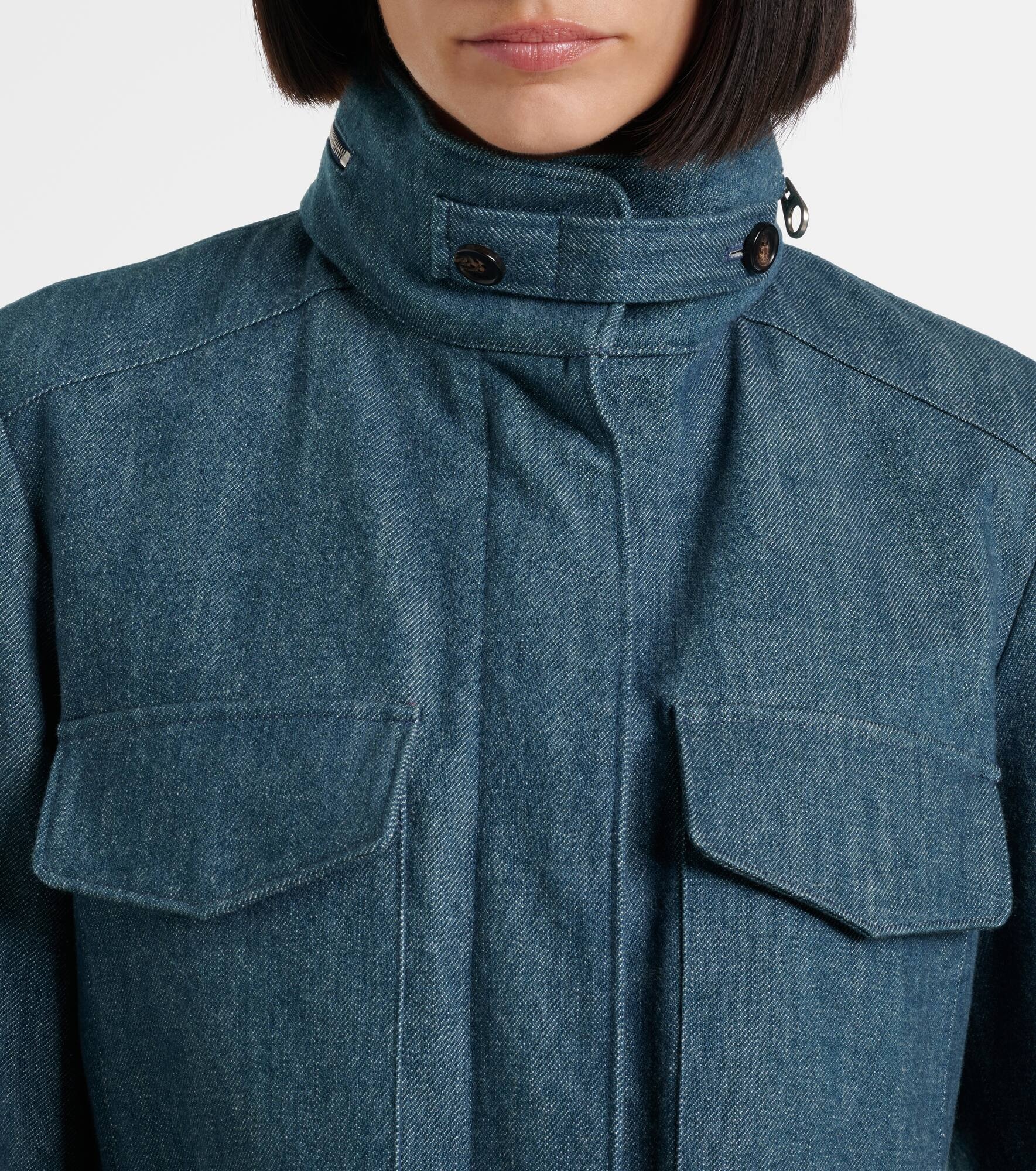Traveller Mini denim field jacket - 4