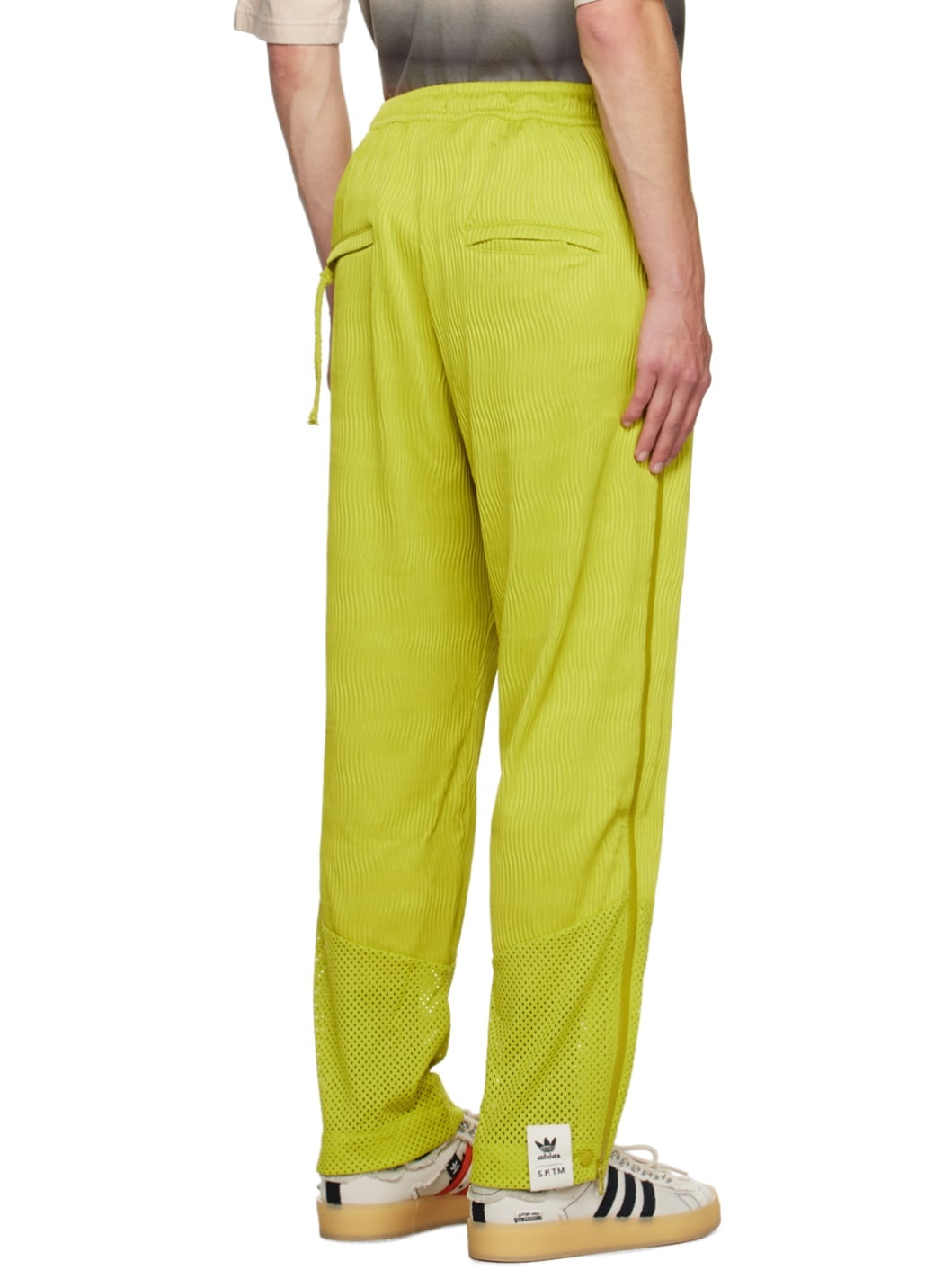 Adidas yellow sweatpants deals