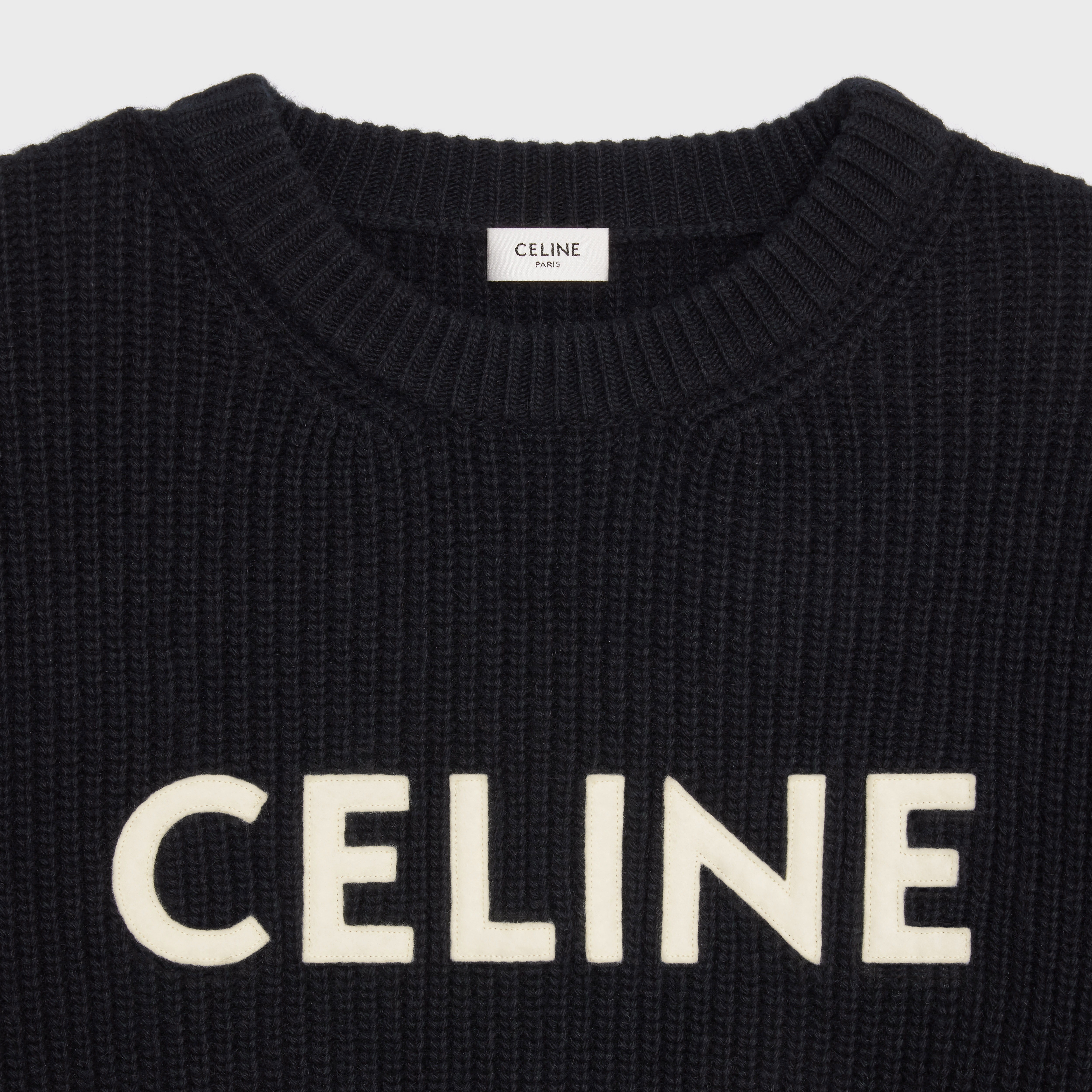 OVERSIZED CELINE SWEATER IN WOOL - 3