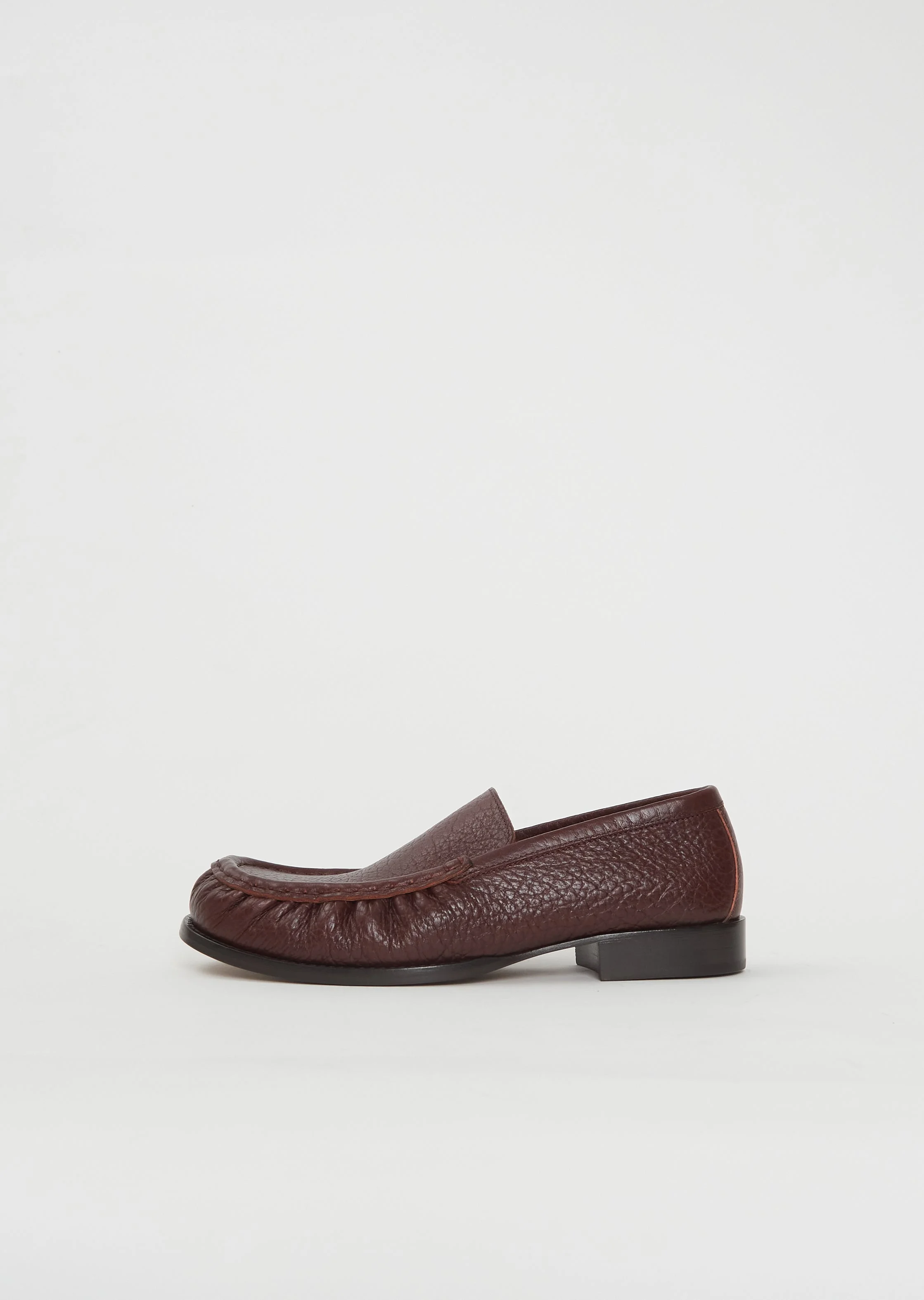 Embossed Round Loafer - 1