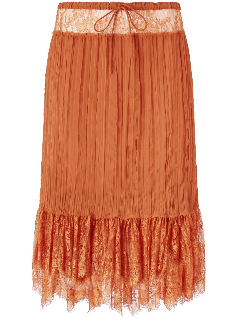 drawstring midi skirt - 1
