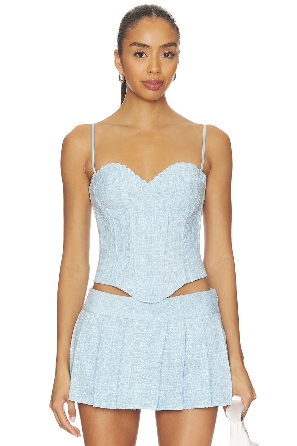 Genevieve Lace Trim Bustier - 1
