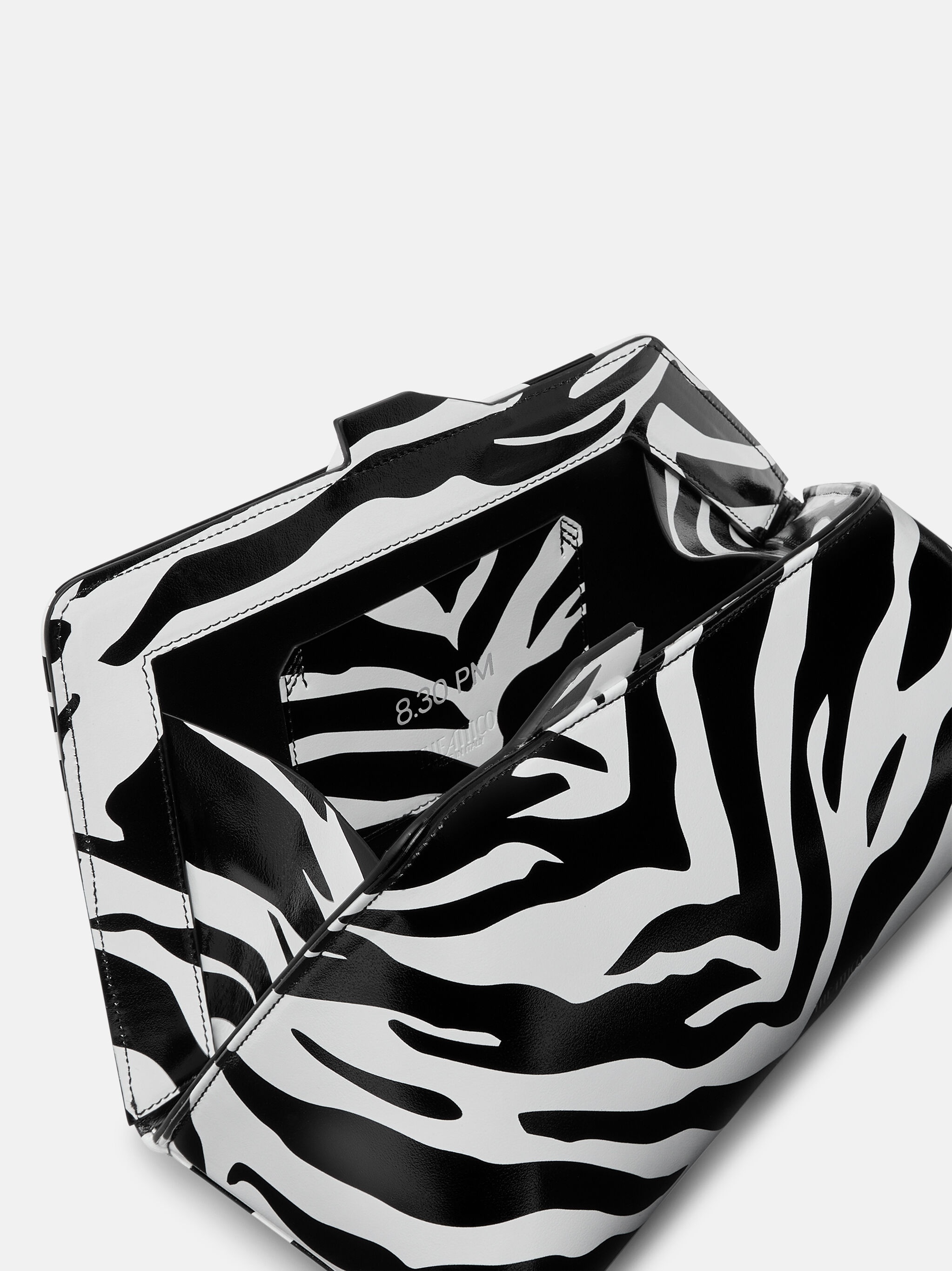 ''8.30PM'' BLACK AND WHITE CLUTCH - 4