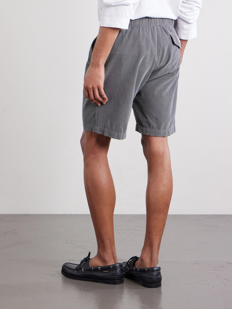 Straight-Leg Cotton-Corduroy Shorts 4