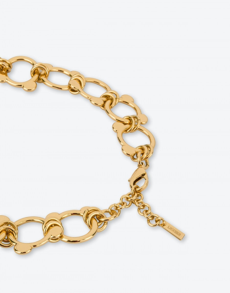 MOSCHINO TEDDY SHAPE NECKLACE - 3
