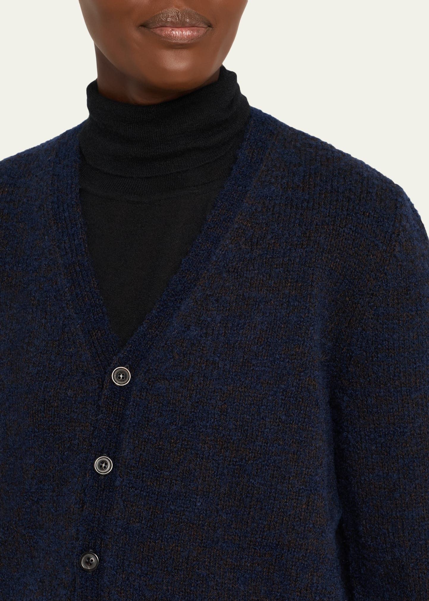 Gauge 5Tv Interference Two Tones Cardigan - 5
