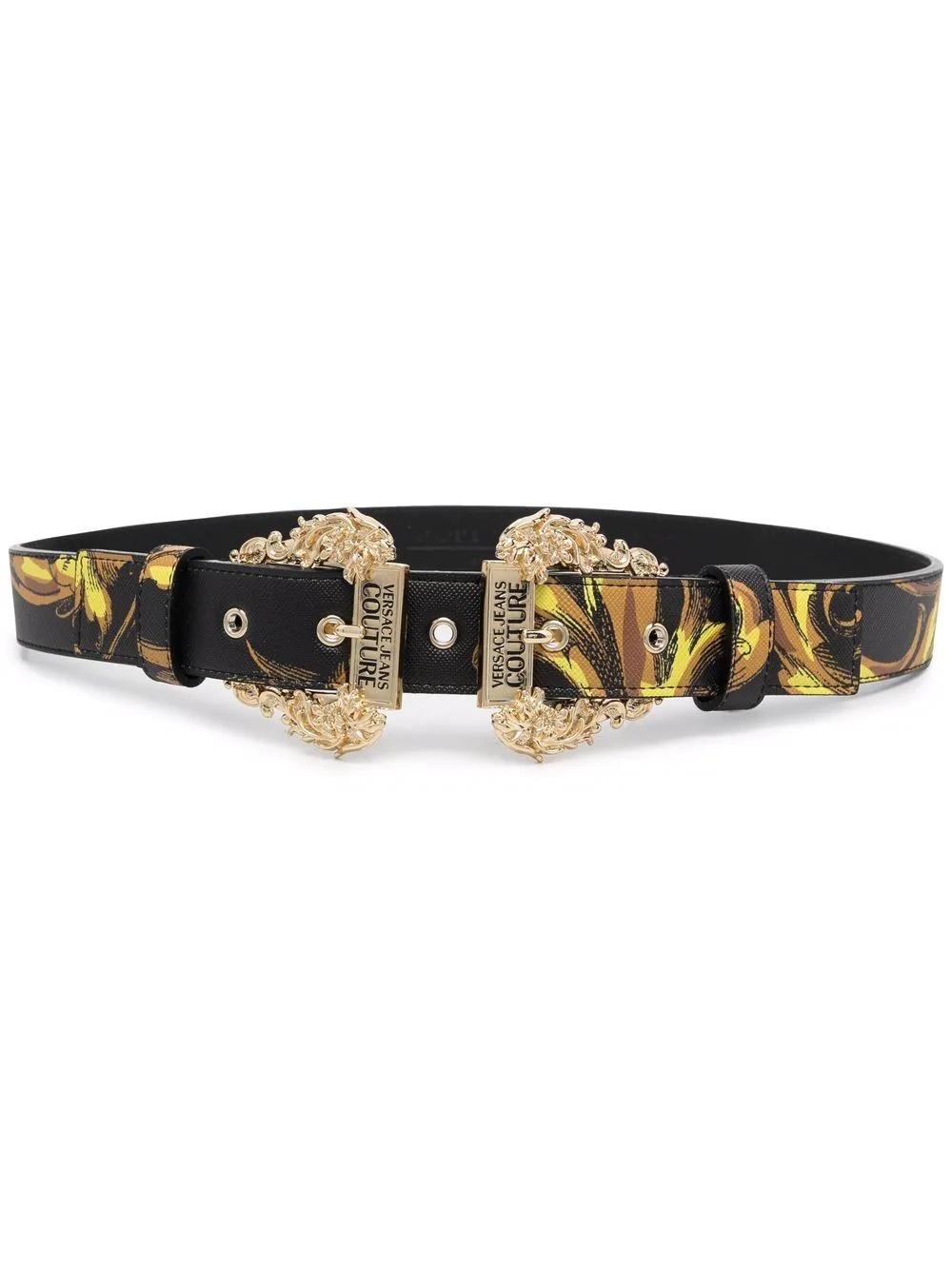 logo buckle belt - 1