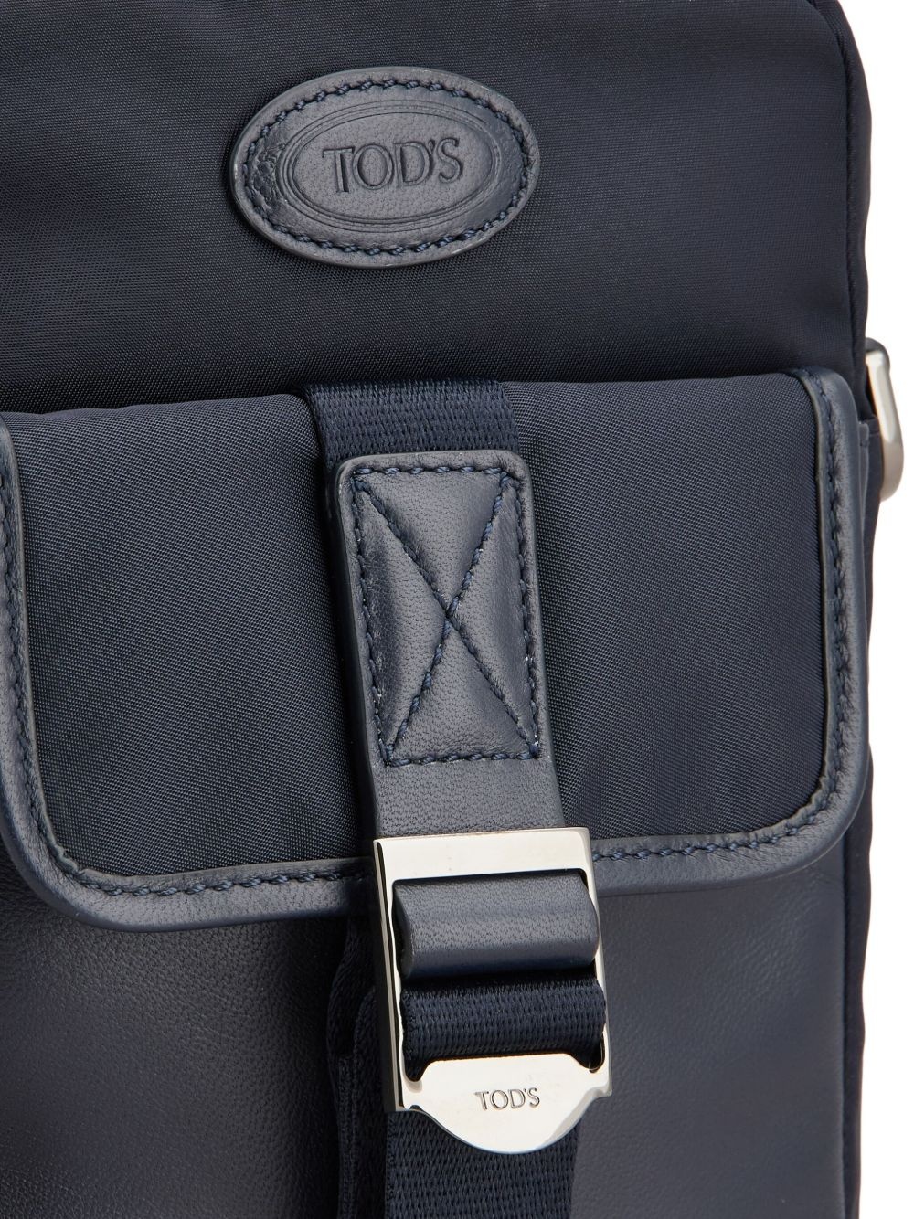 logo-appliqué messenger bag - 4