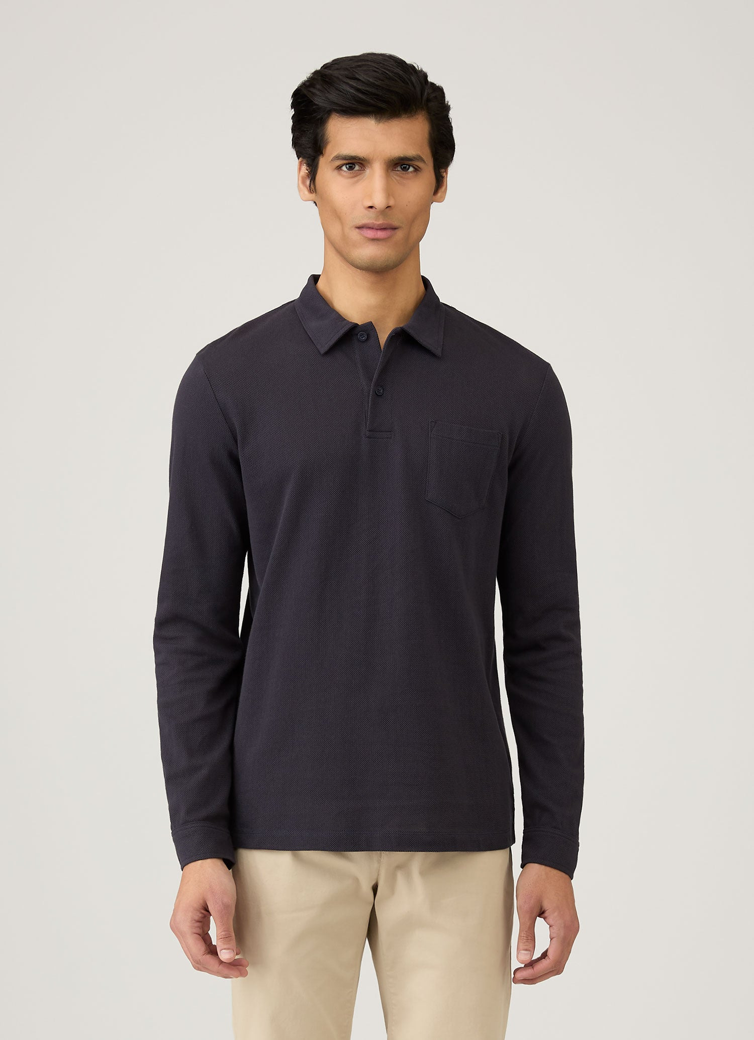 Riviera Long Sleeve Polo Shirt - 2