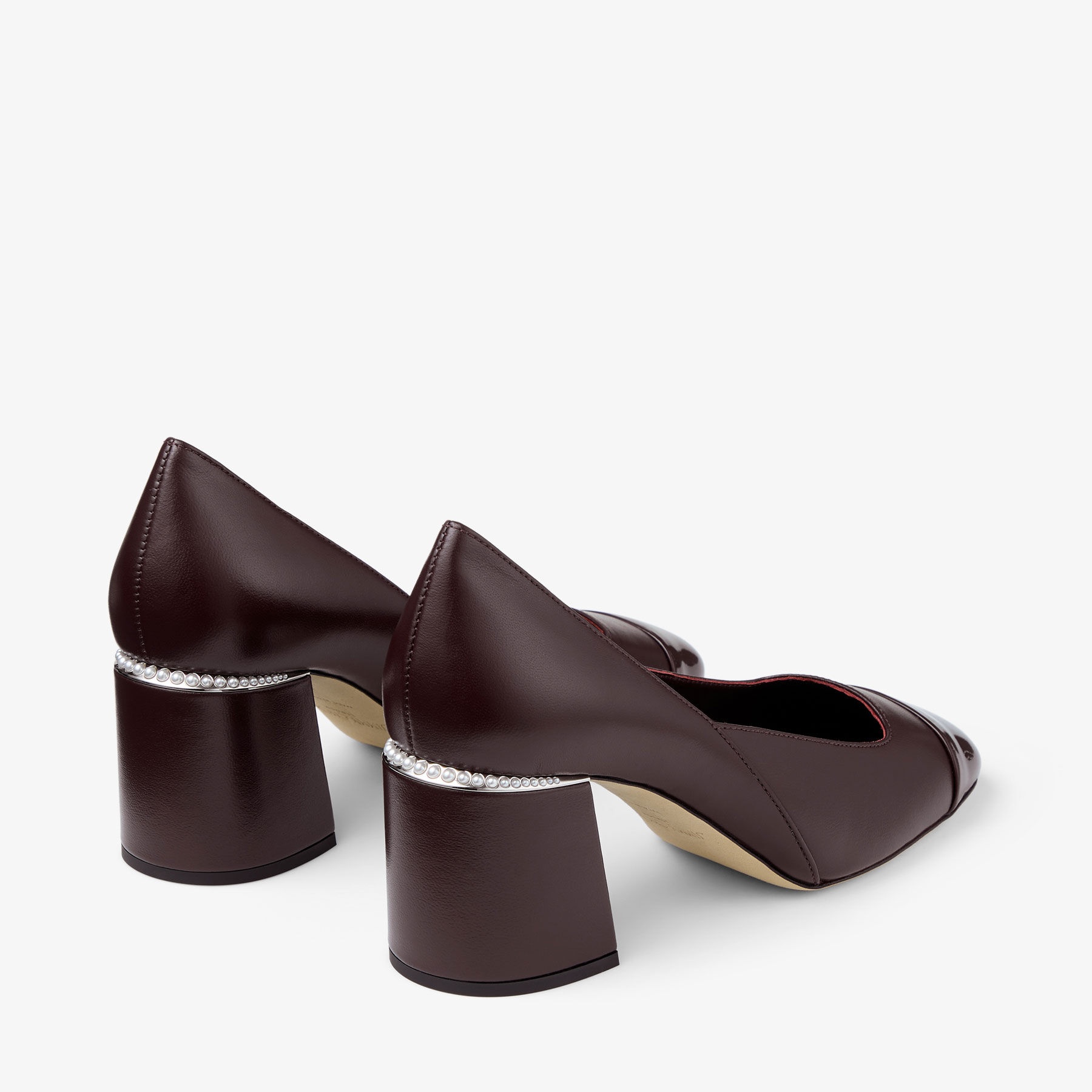 Jenson 65
Deep Merlot Patent Leather Nappa Pumps - 5