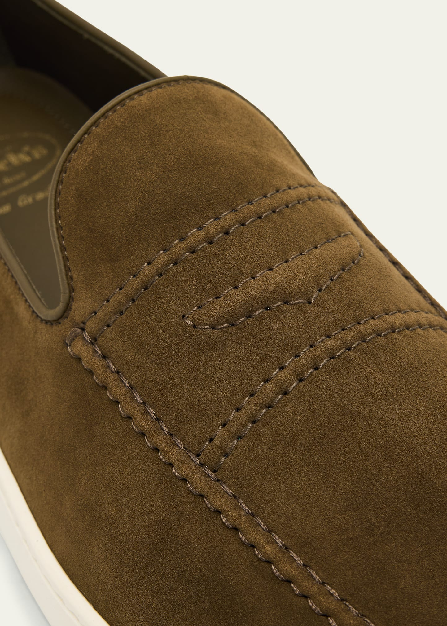 Men's Peebles Suede Penny Loafers - 6