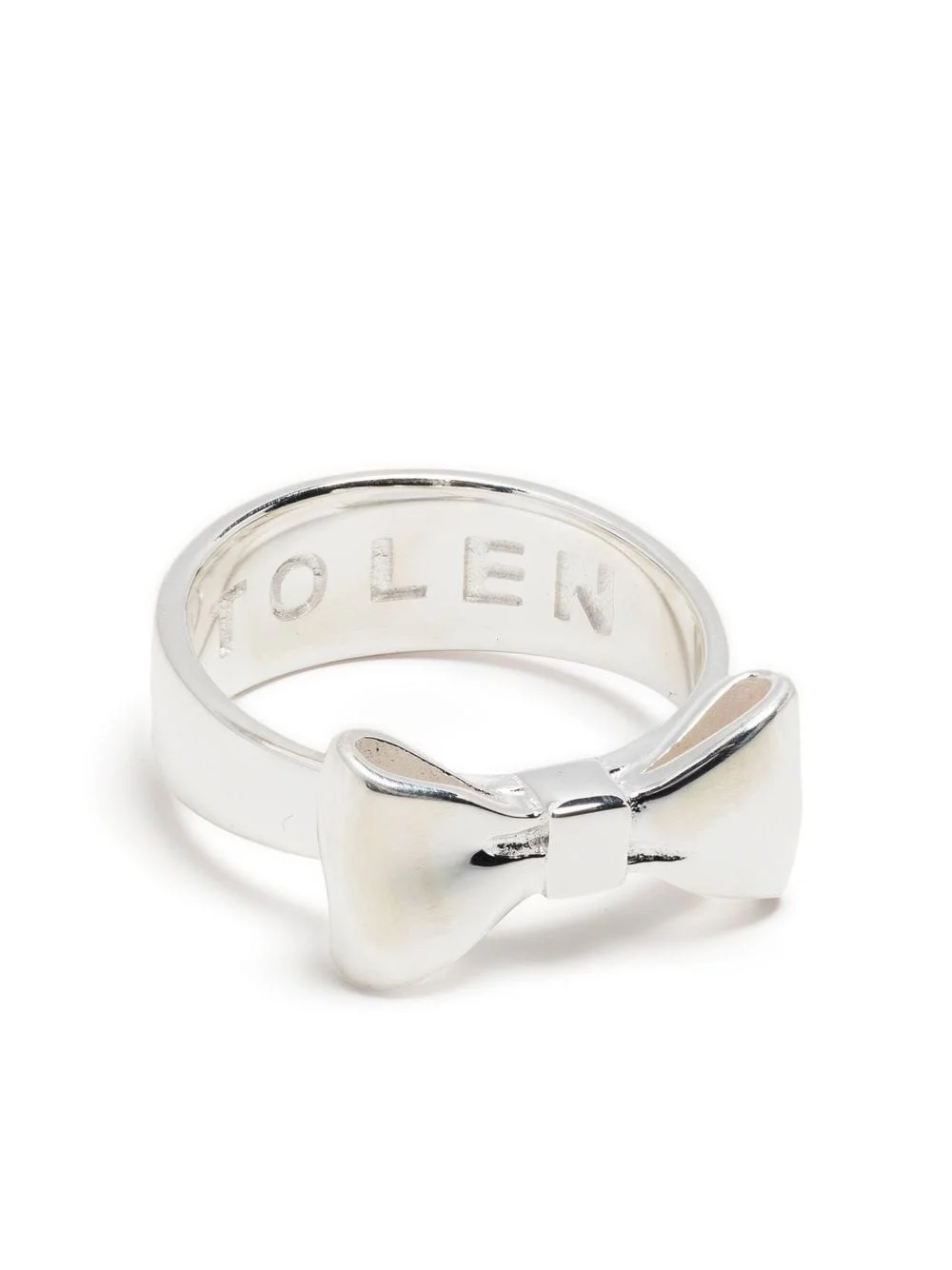 Bow sterling-silver ring - 1