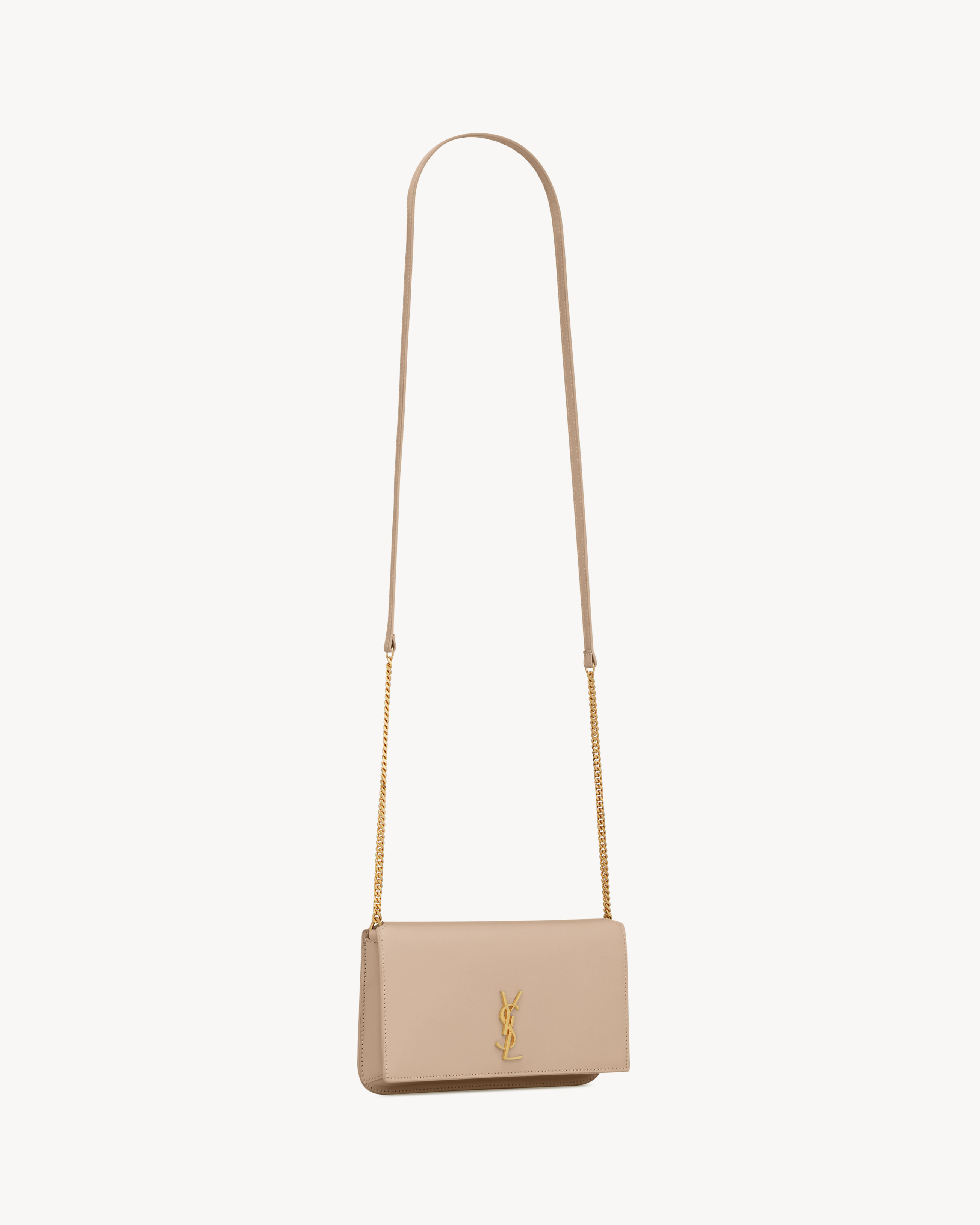 CASSANDRE PHONE HOLDER IN SMOOTH LEATHER - 6