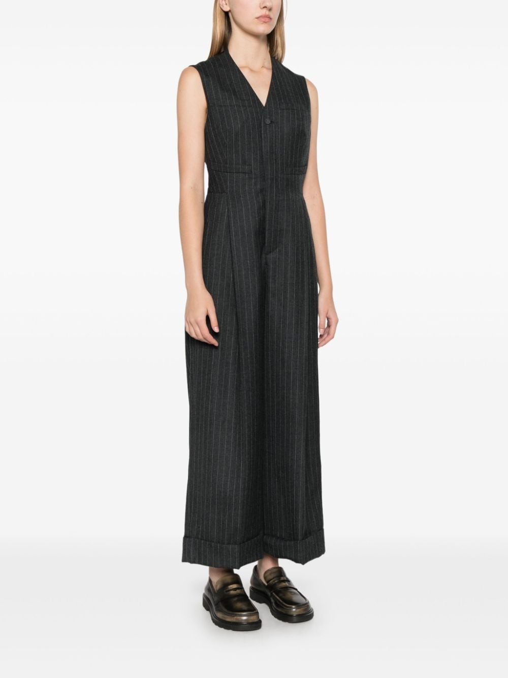pinstripe jumpsuit - 3