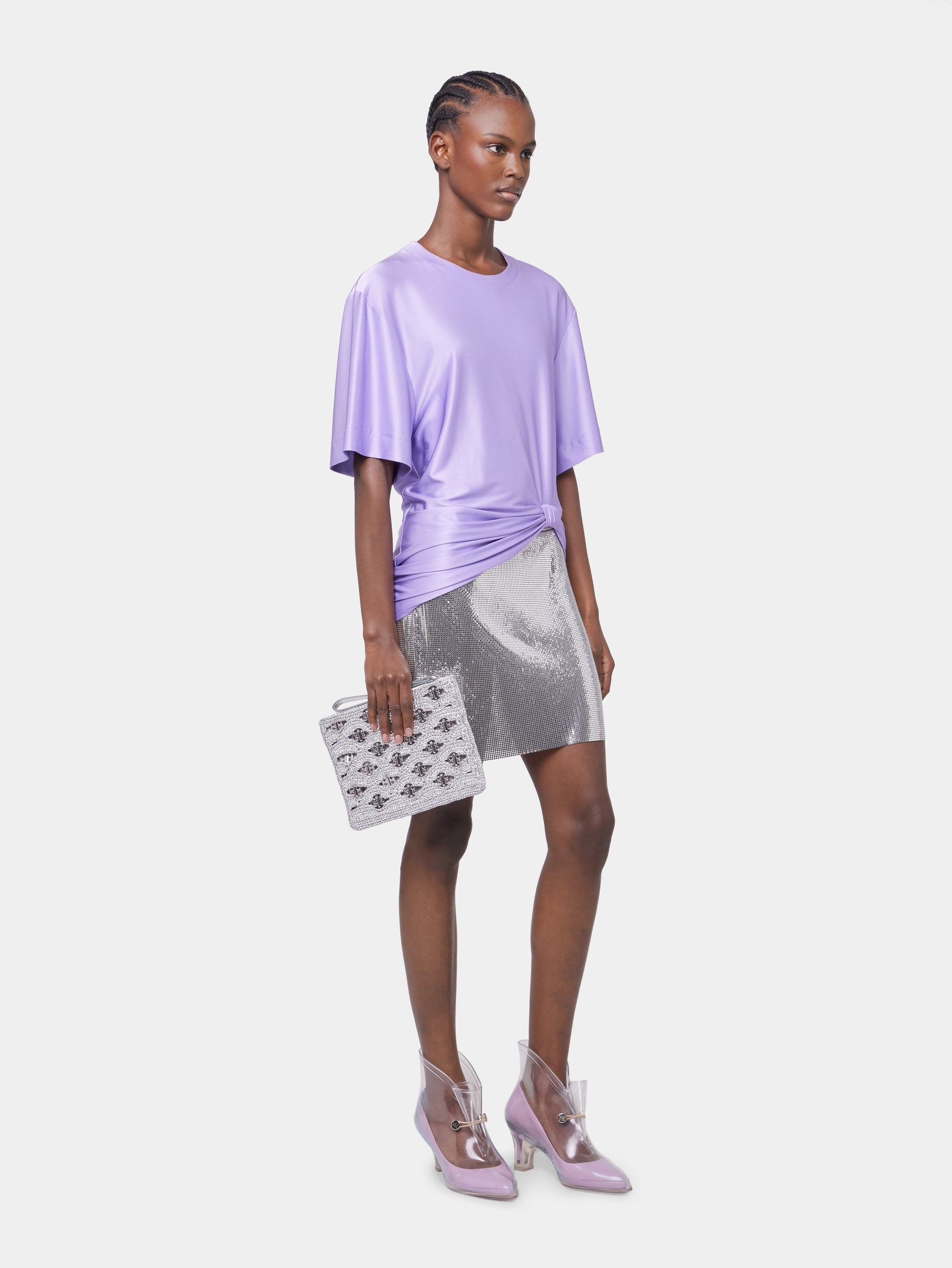 LAVENDER TEE-SHIRT IN JERSEY - 4