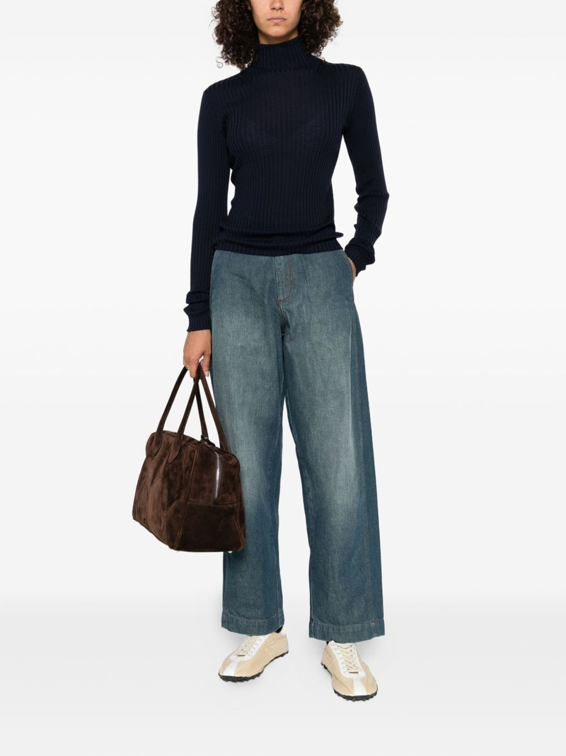 soeur ribbed high-neck sweater outlook