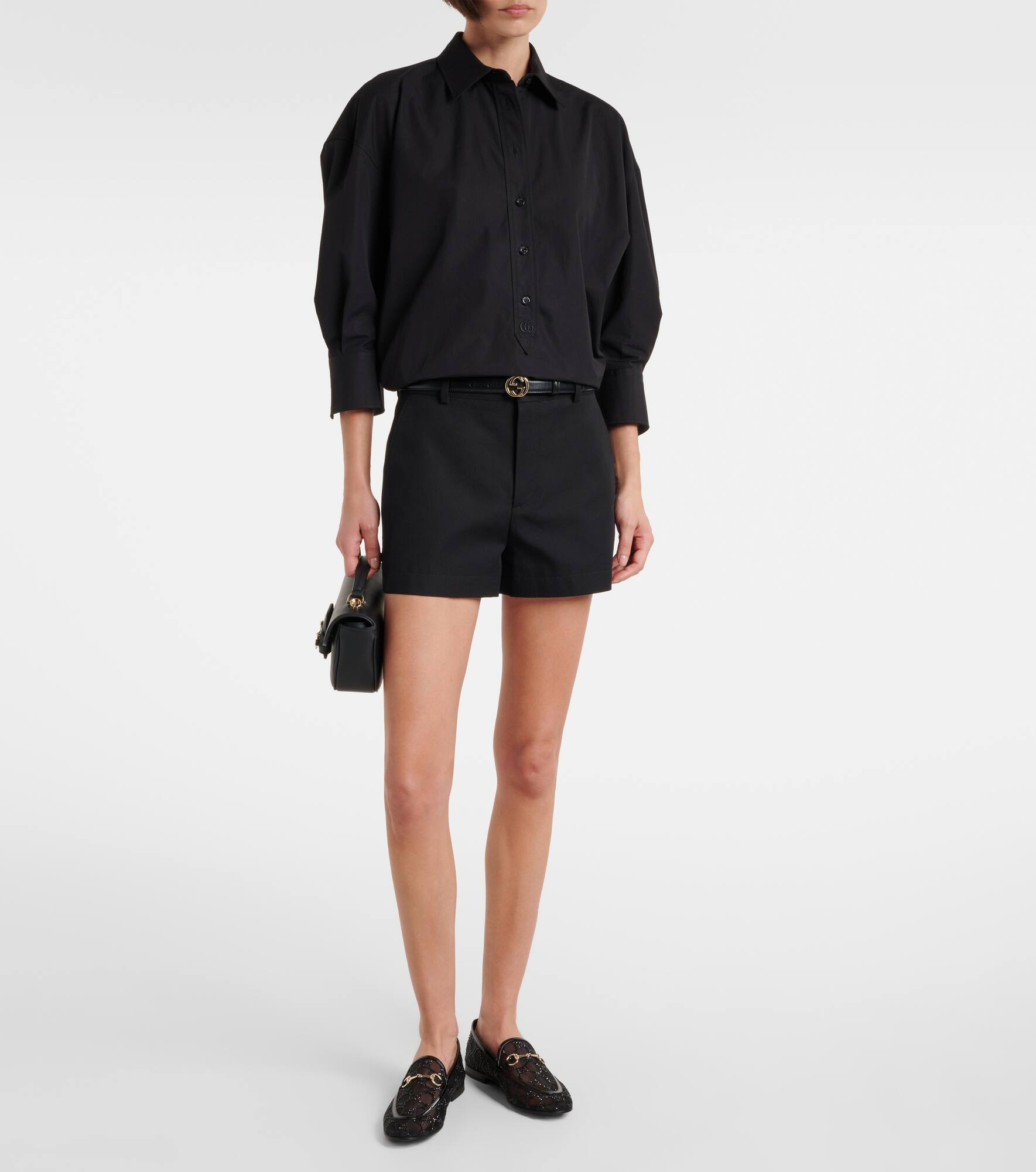 Gucci Jordaan GG Crystal loafers - 3