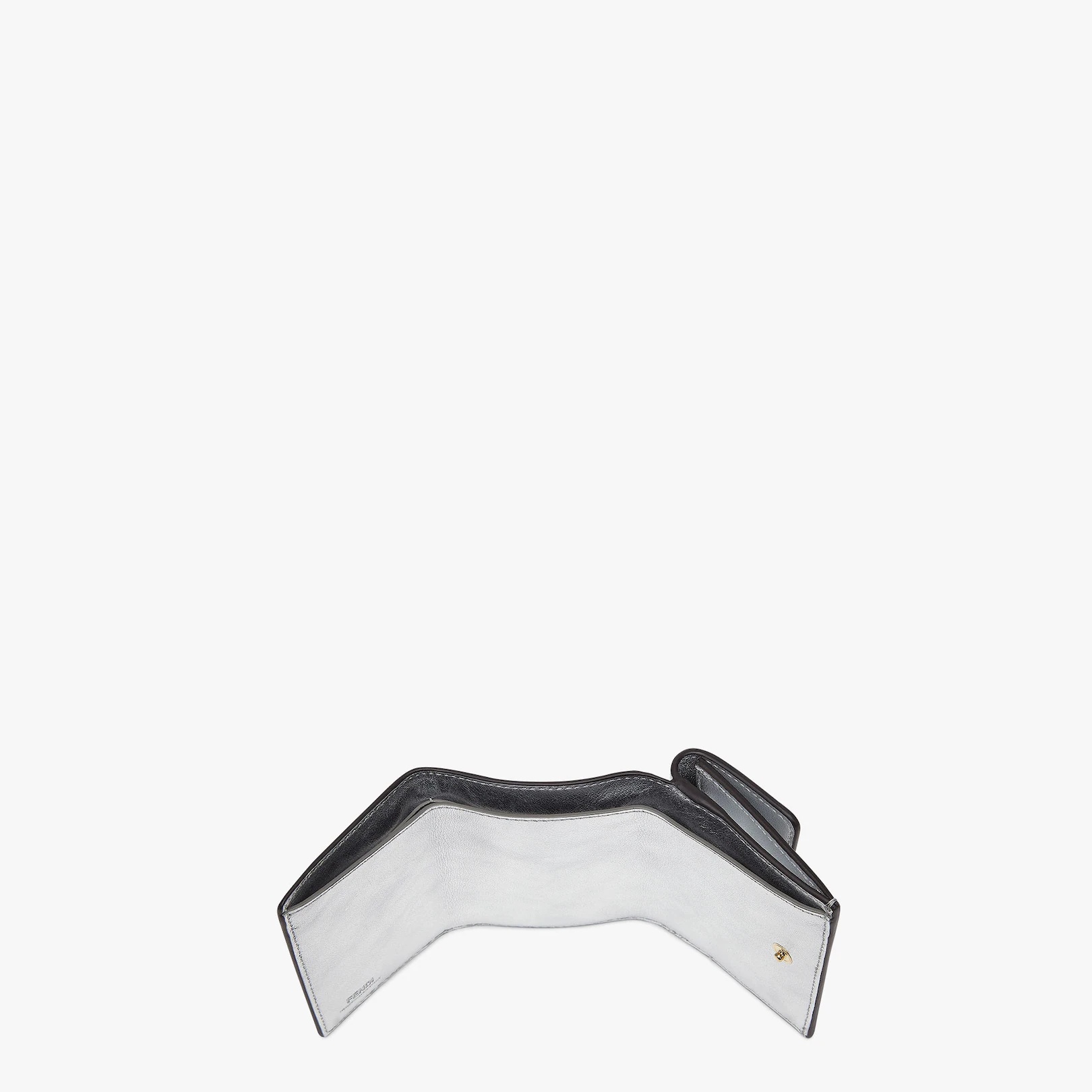 Silver leather wallet - 4