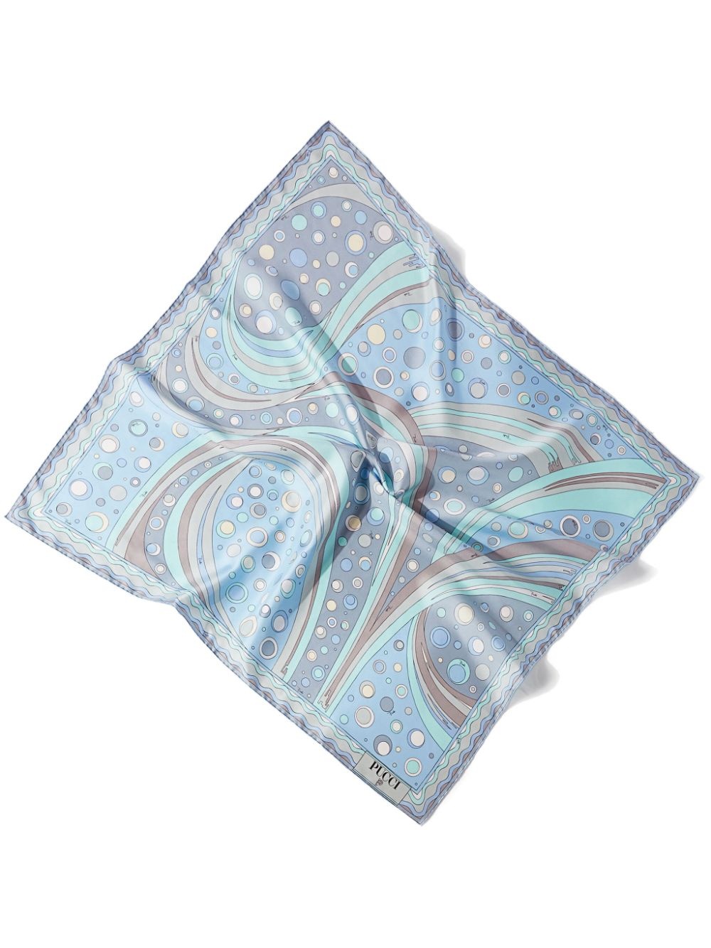 large Fontane-print silk scarf - 1