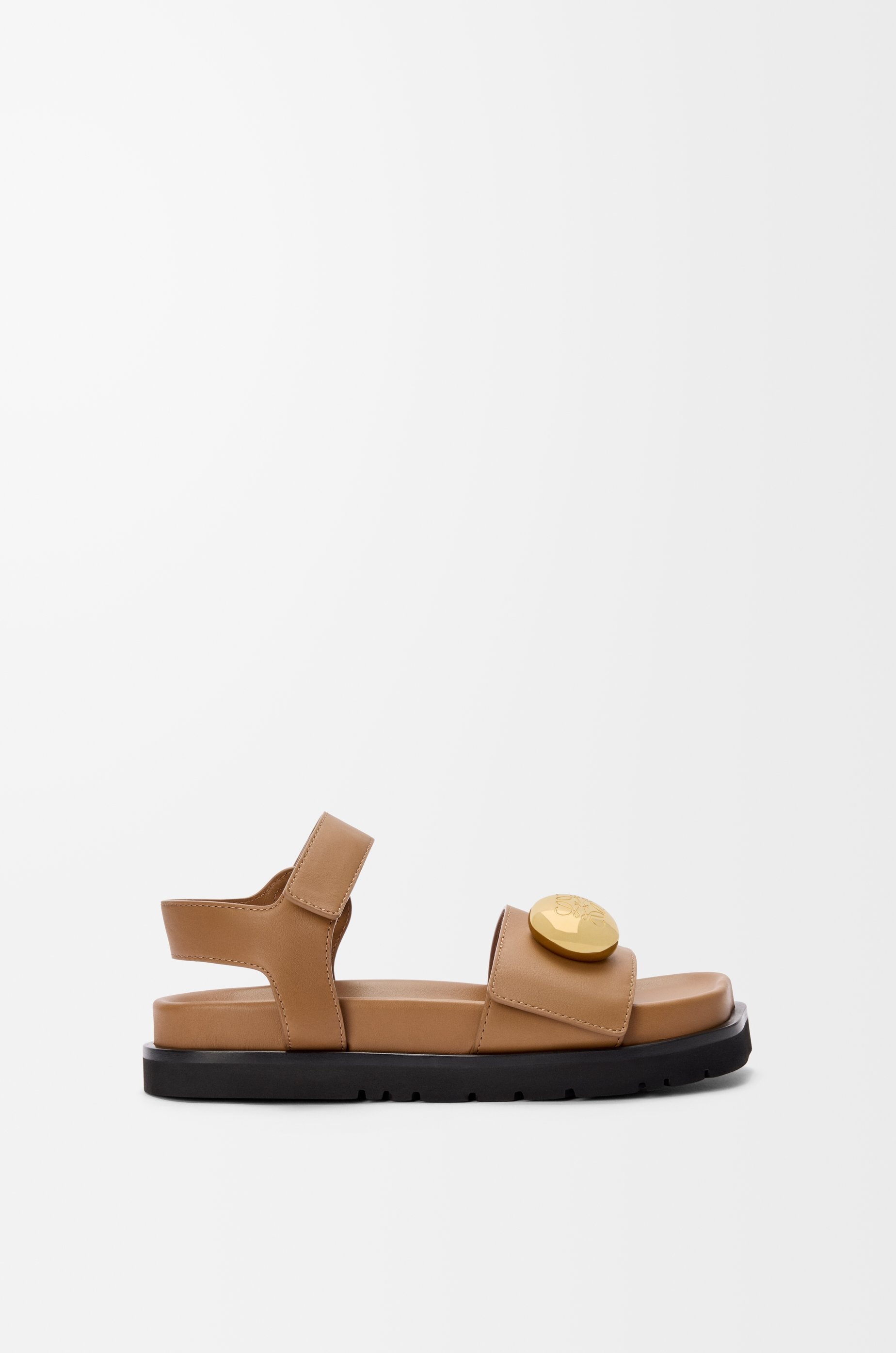 Pebble fussbett sandal in soft calfskin - 1