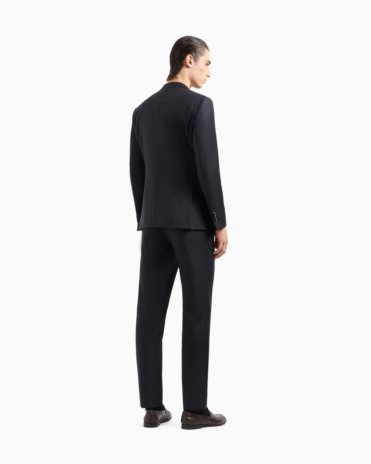 Soho Line single-breasted suit in wool and cashmere - 3