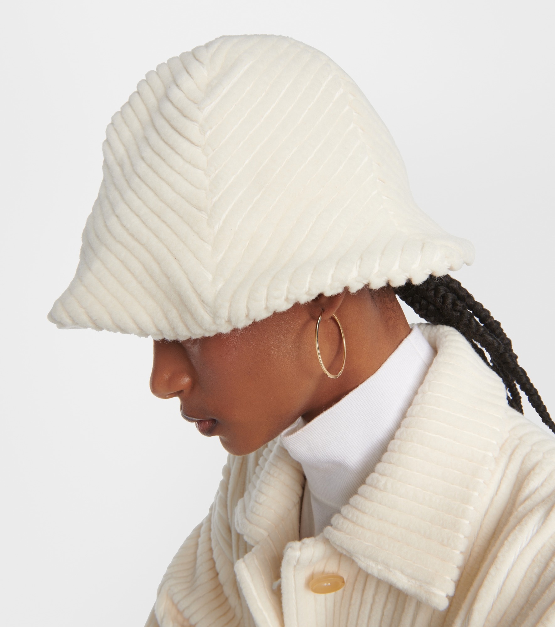 Wool and cotton bucket hat - 2