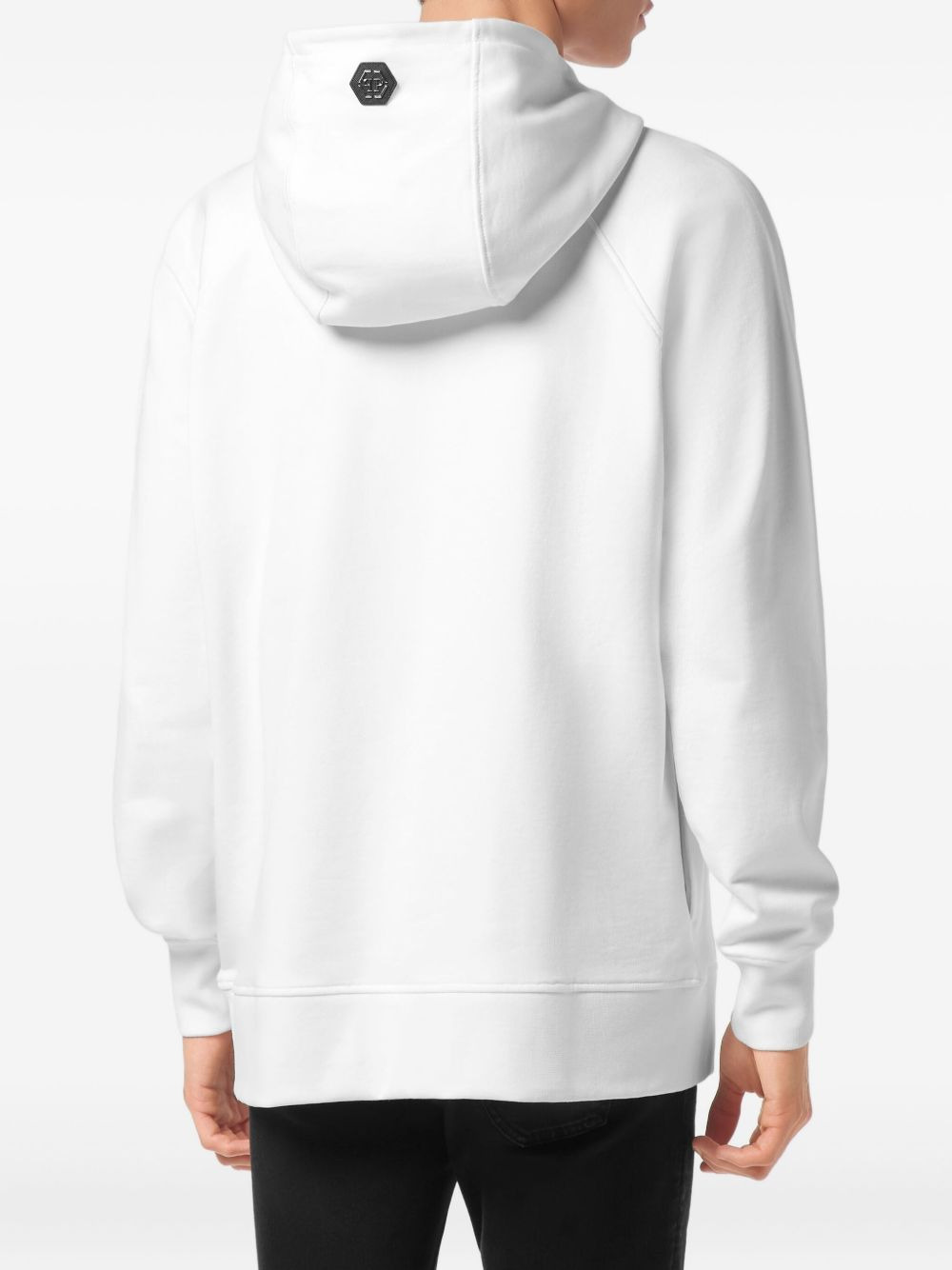 rhinestone-embellished hoodie - 3